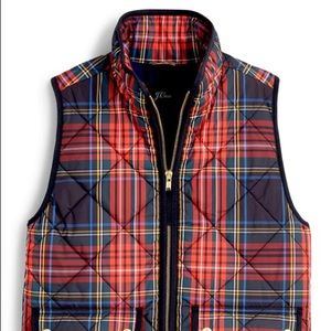 NWT - JCrew Tartan Excursion Vest - XXS
